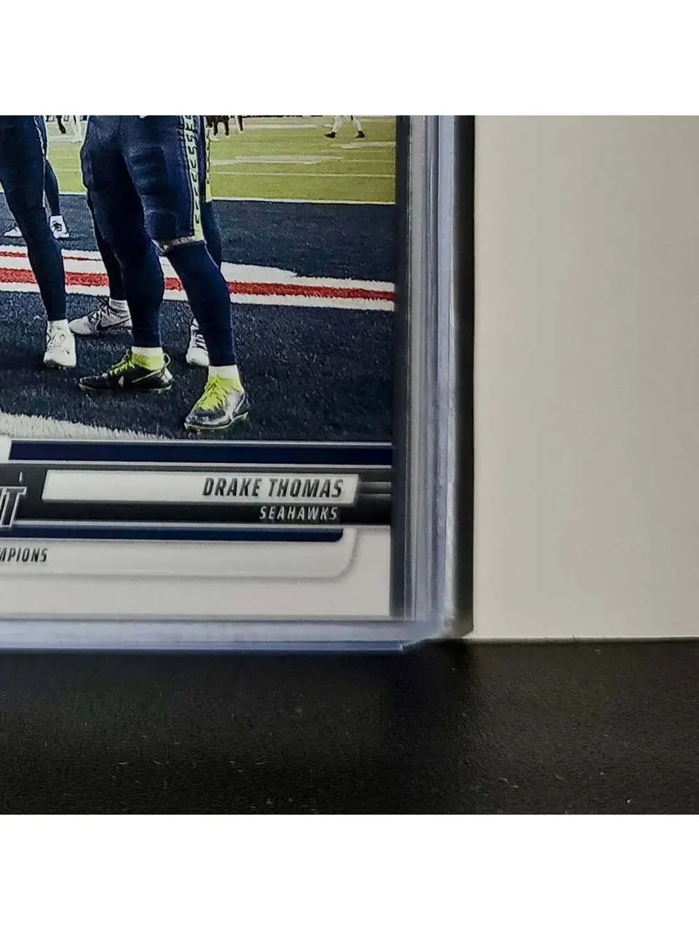 Drake Thomas 2026 Panini NFL Super Bowl LIX Champions #21 Card Seattle Seahawks